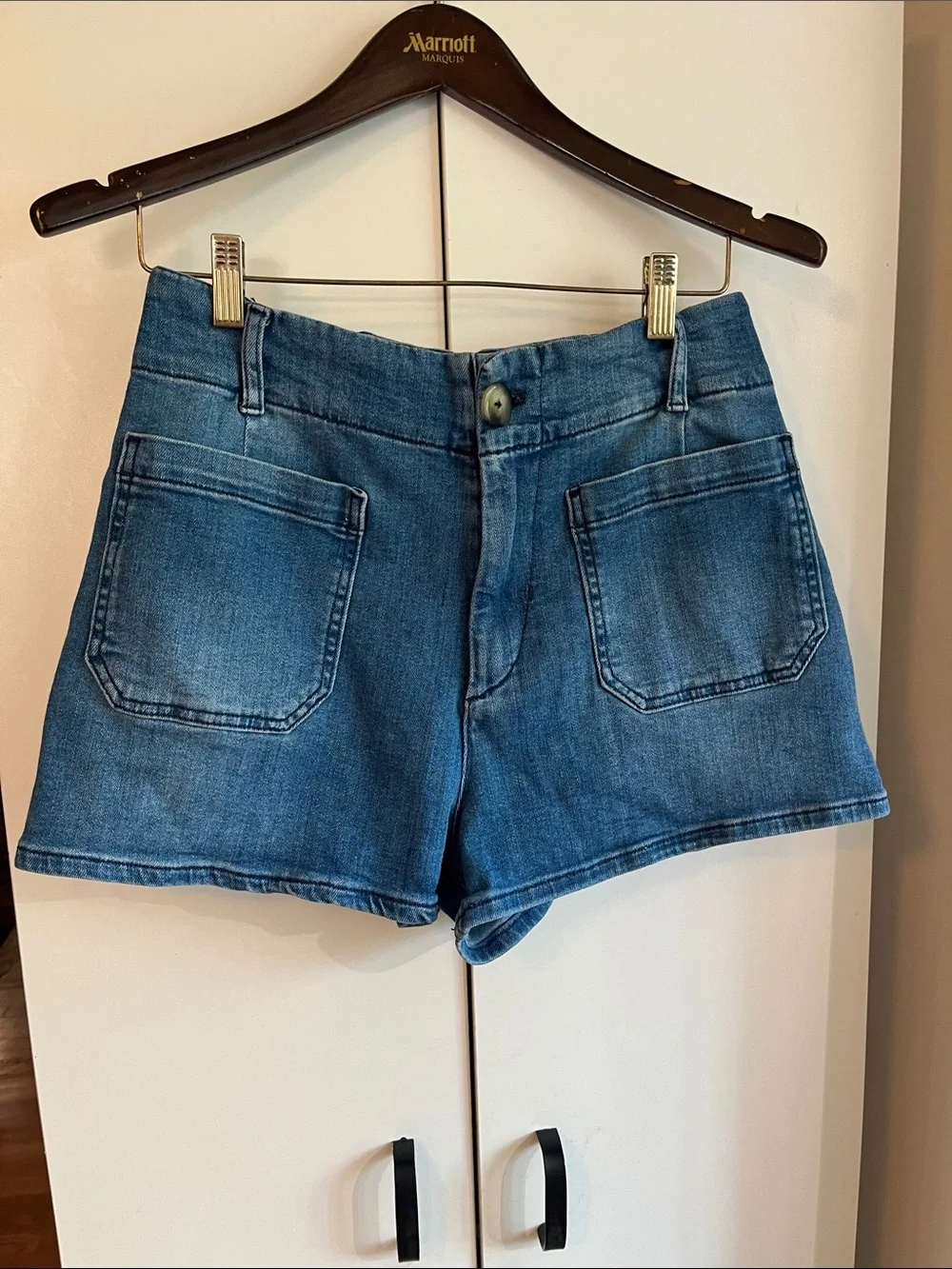 Anthropologie x Colette Denim Shorts Size 30 NWT - Picture 4 of 12